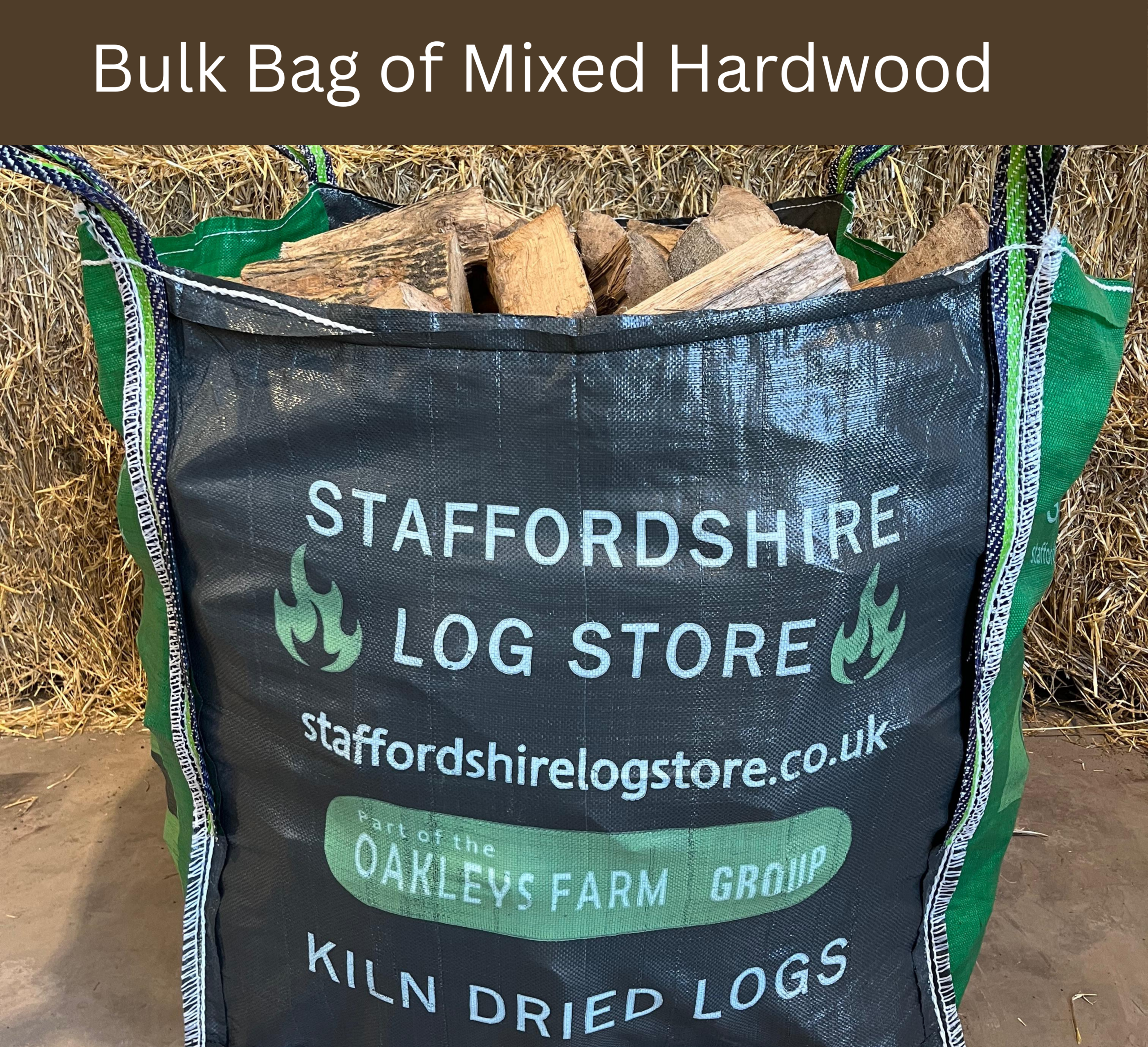 Kiln-Dried Mixed Hardwood Logs – Bulk Bag
