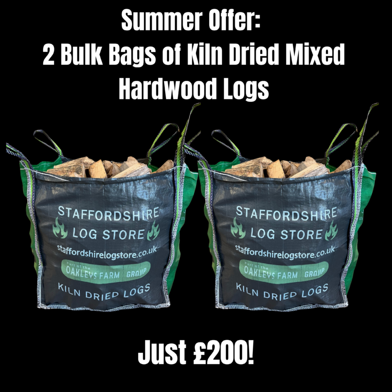Summer Offer : 2 Bulk Bags of Mixed Hardwood Logs